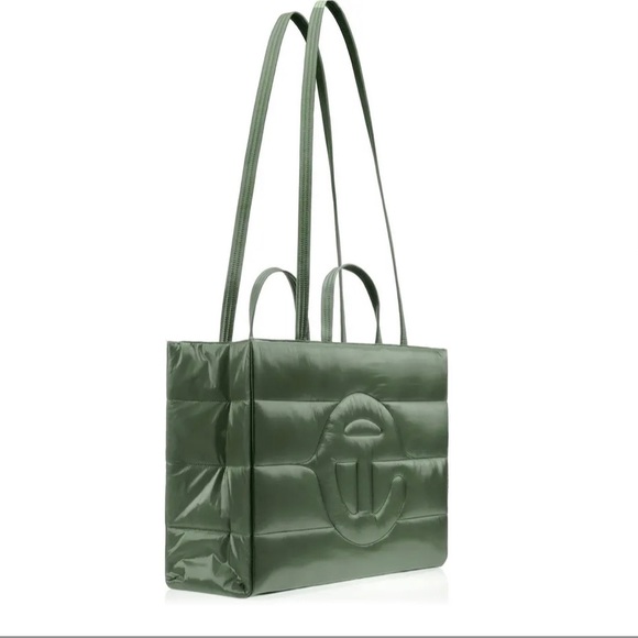 Telfar Large Green Puffer - Picture 2 of 3